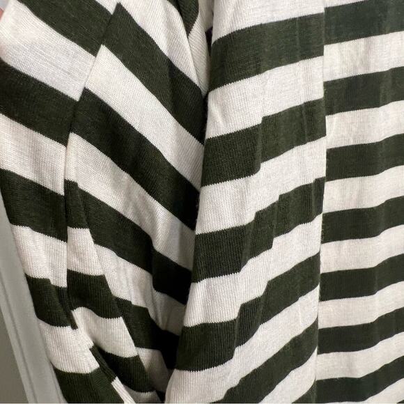 Red Lolly Green and Cream Striped Maxi Dress- Size Large - Picture 4 of 7